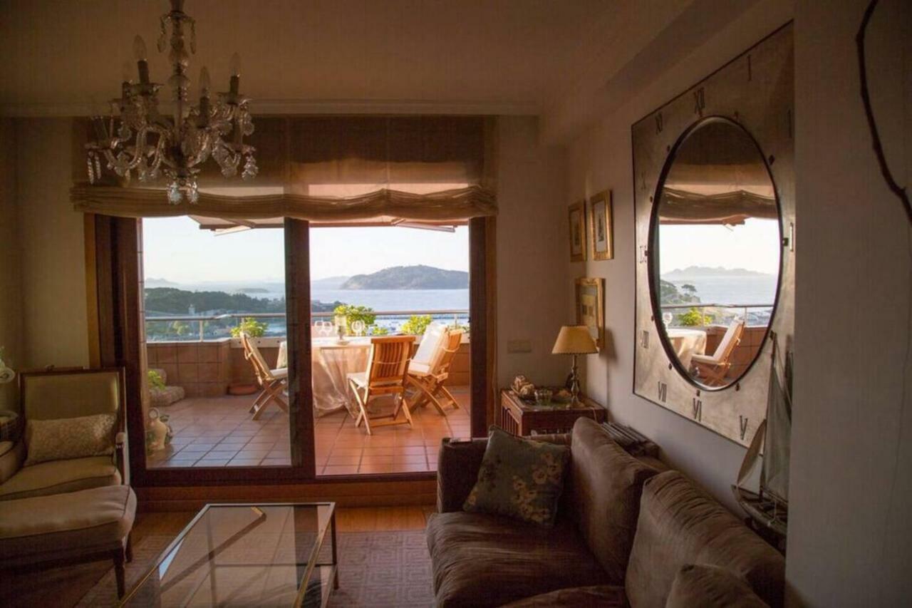 Inmejorables Vistas A Las Islas Cies Baiona Εξωτερικό φωτογραφία